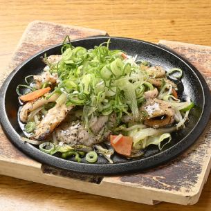豚トロネギ塩焼き