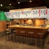 ライブ感あるカウンター席