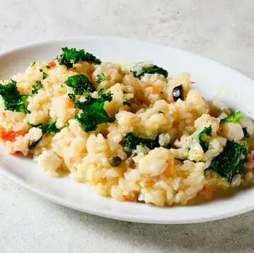“Pesce Ragu Bianco” お魚ミンチと季節野菜のリゾット