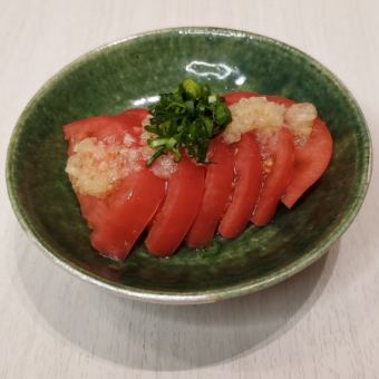 味との相性バツグン塩だれ冷やしトマト