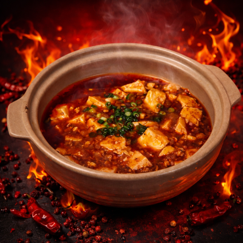 土鍋麻婆豆腐