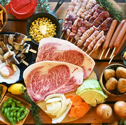 和牛＆海鮮の豪華BBQセット