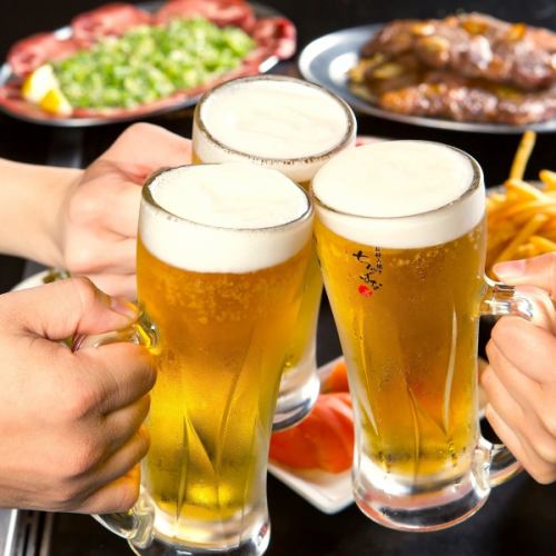 <New course!> Enjoy the beer hall atmosphere with ice-cold beer and meat in a cool restaurant!!