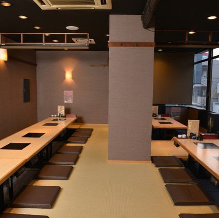 The tatami room can be banqueted for 20 to up to 42 people, and there is also a shuttle bus ◎