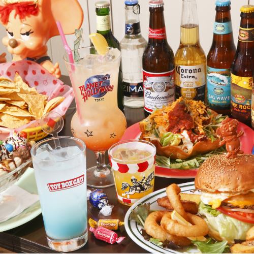 A sharing menu that can be enjoyed from day to night