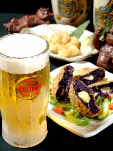 オリオンビールで乾杯♪