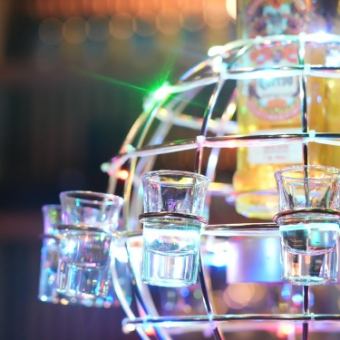 【飲み放題Cプラン】カラオケ・生ビール・テキーラ★2時間大はしゃぎコース⇒5500円(税込)