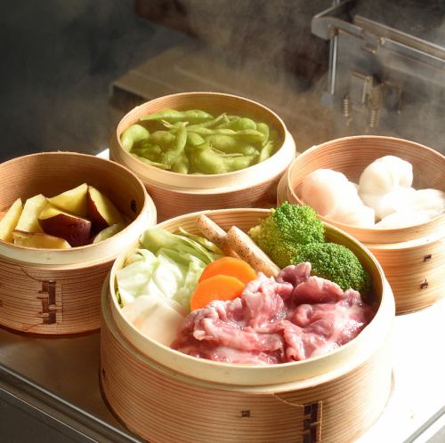 本格“せいろの蒸し料理”