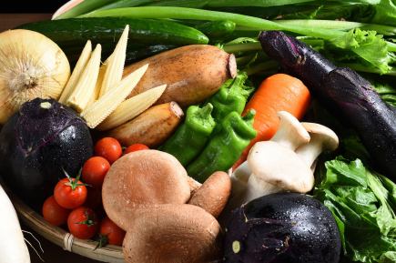 【プレミアム飲み放題付き】季節野菜を味わうこだわりコース