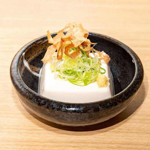 冷奴/イカの塩辛