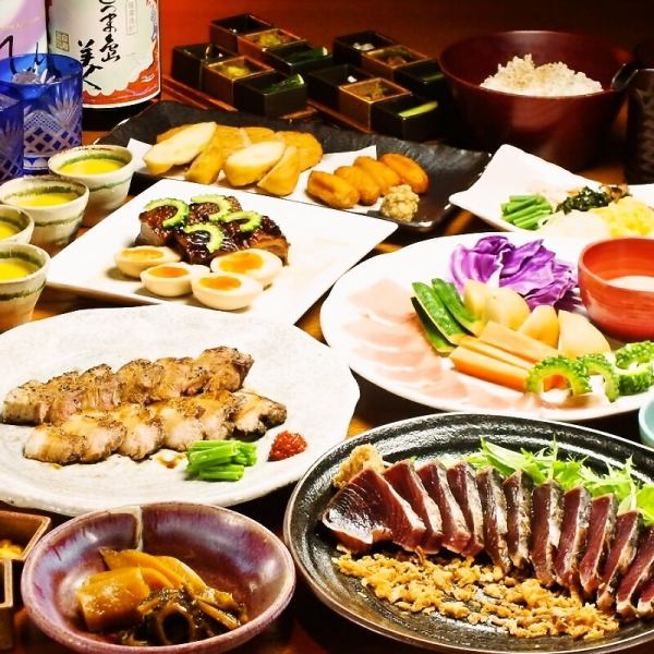 ★Recommended★Taste the feeling of Okinawa♪ Churaumi dinner course!