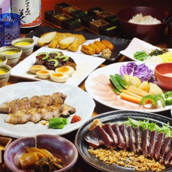 享用海葡萄和粗茶♪冲绳美丽海套餐【8道菜、3980日元、附3小时无限畅饮】