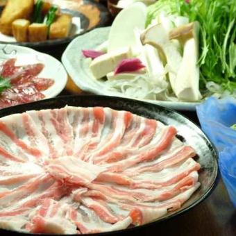 Classic ☆ Sakura koji course with Kumamoto horse sashimi and special hot pot [8 dishes, 4,480 yen, 3 hours all-you-can-drink included]