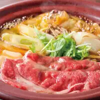"Platinum Satsuma Hayato Course" (Limited to certain days of the week) Kagoshima Prefecture Black Beef Sukiyaki with 3-hour Platinum All-You-Can-Drink: ¥6000 ⇒ ¥4980