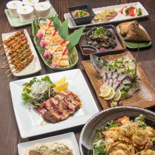 【松套餐】无火锅的豪华时令料理套餐◆10道菜品无限畅饮◆5,500日元！！