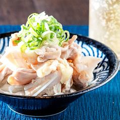 Chicken skirt steak cartilage with ponzu sauce