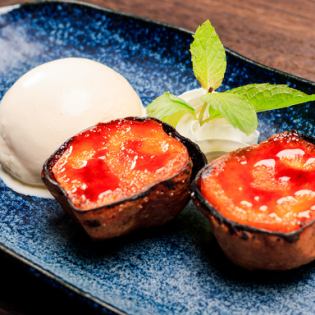 Annou potato brulee with gelato