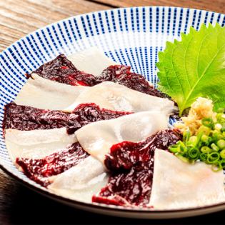 Red and white sashimi