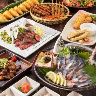 [Matsu Course] A luxurious seasonal course (no hotpot) with 10 dishes and all-you-can-drink options for just 5,500 yen!