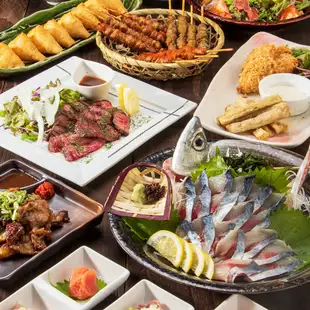 【松コース】　季節料理の贅沢鍋無しコース◆全10品飲放付◆5500円!!