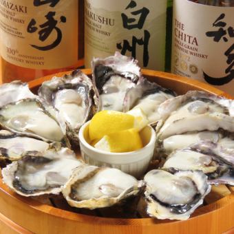 生牡蠣食べ放題が120分4500円！⇒前日までのご予約で3500円