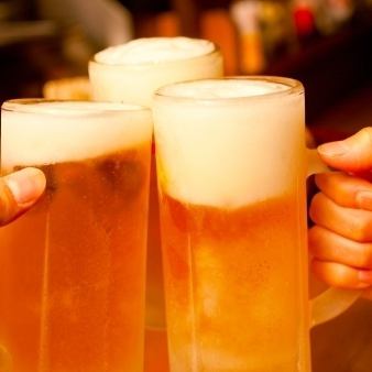 【とりあえず！】単品飲み放題生ビールOK！50種以上！2時間2,200円★+500円で延長も可能♪