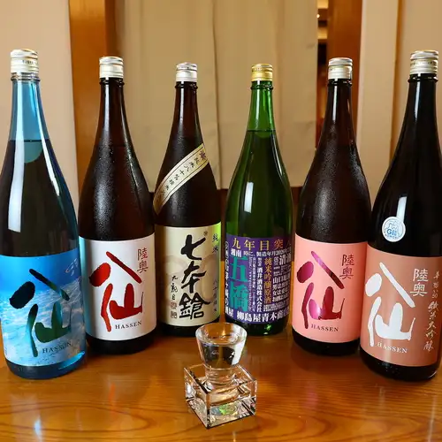 厳選された銘柄日本酒！