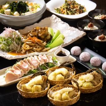 各種宴会シーンに！幹事様特典有【完全個室】旬の宴会コース8品5000円 （飲み放題＋1500円～）