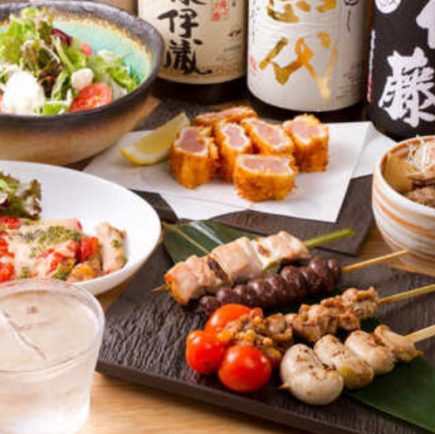 【人气爆棚☆】在ToriKi享用上等白肝和特色料理 ToriKi特别套餐 5,000日元 ※包含120分钟无限畅饮