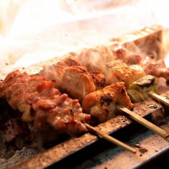 【3時間飲み放題付】自慢の肉盛と拘りの焼き鳥を愉しむ賑やかコース 3時間飲み放題付♪