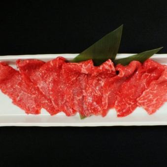 Kuroge Wagyu beef lean loin (sauce, salt)