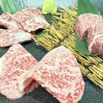 黒毛和牛特選三種盛り