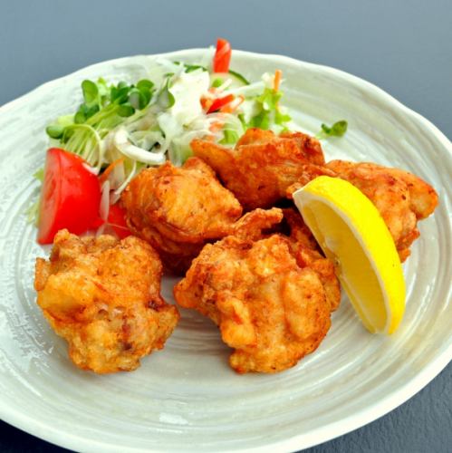 Fried chicken / Kiss tempura / Saki squid tempura