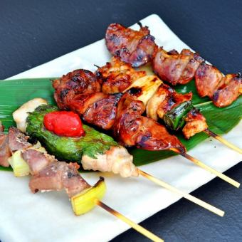 串盛り合わせ(5本)