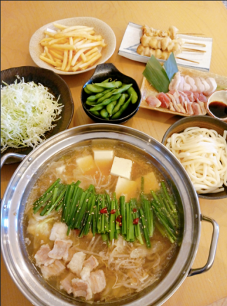 忘新年会におススメ！【飲み放題付き】もつ鍋と選べる〆付き！お料理8品を楽しむ宴会コース