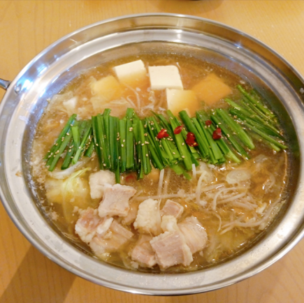 【単品もつ鍋】選べる〆付き　1650円（税込）