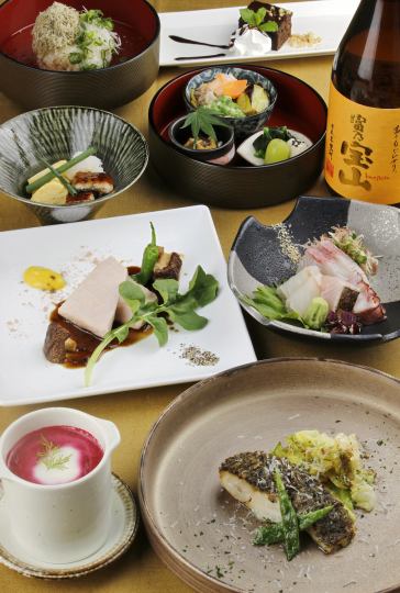 Hachi's finest kaiseki course [June limited special price] [7 dishes total] 110 minutes all-you-can-drink 8,000 yen