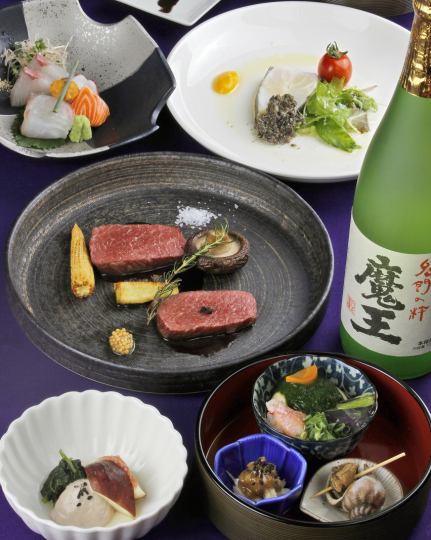 Eighth Monthly Kaiseki Course [7 dishes] 110 minutes with all-you-can-drink for 6,500 yen