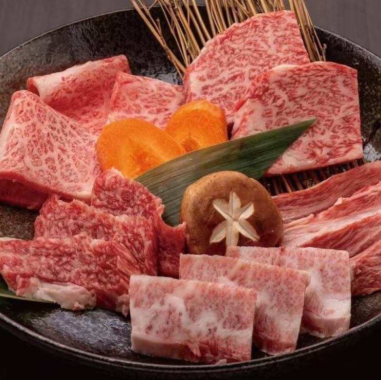 牛爵の三点盛り合わせ