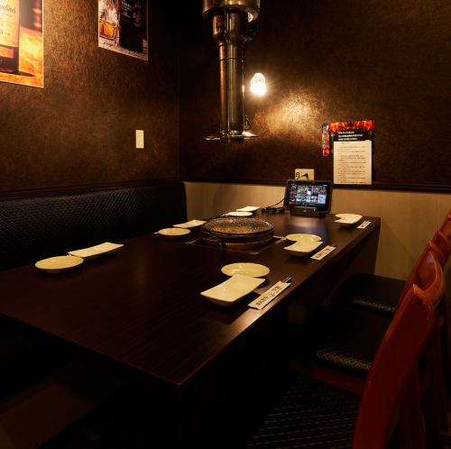 Relaxing private room to enjoy yakiniku