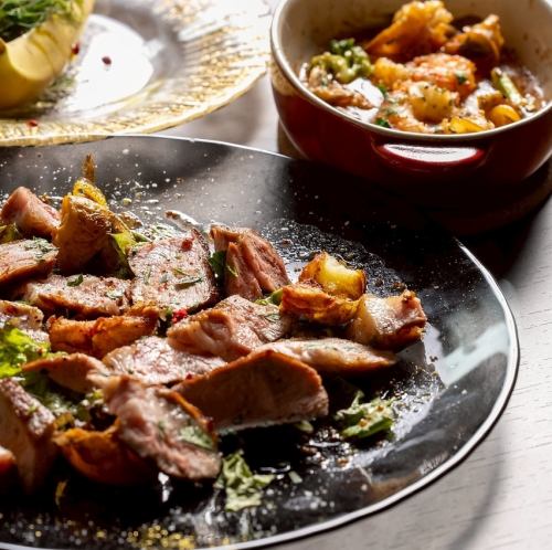 ◆Roasted avocado pork with citrus mustard◆