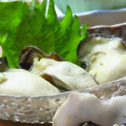 蒸し牡蠣