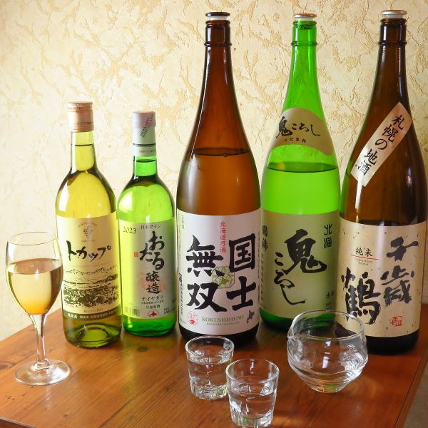 北海道の地酒やワインで牡蠣をもっと美味しく