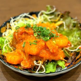 濃いめのエビチリ