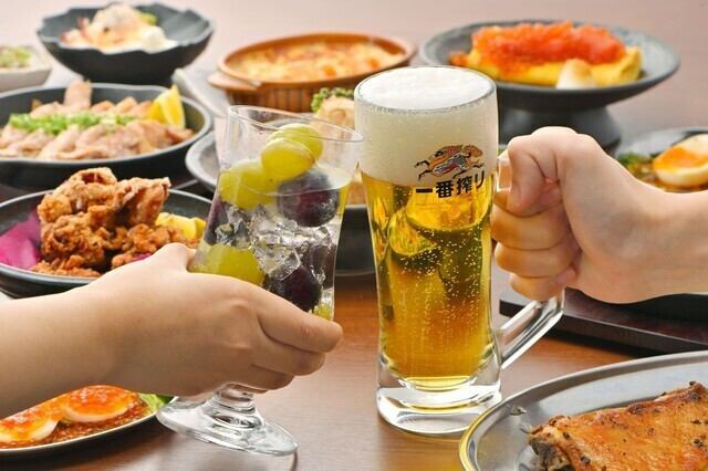 【自慢の肉料理をご堪能！】17時から営業！当日予約可能、飲み放題コースあり！