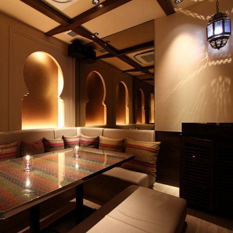 [Resort space] A space created with the image of an Asian resort! Perfect for girls' night out, birthdays, dates and anniversaries. ♪ It can be used for a wide range of purposes, from small private parties to large banquets!