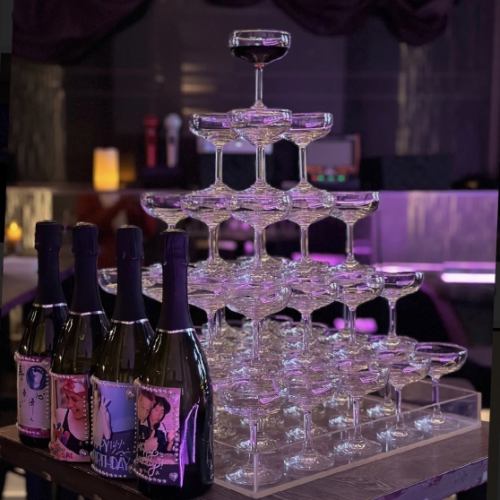 ◆Extra large champagne tower◆
