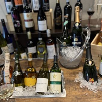 [Pirate King] Wine buffet with about 20 types of Chablis/Orange/Sparkling wines, etc. 2500 yen → 2200 yen