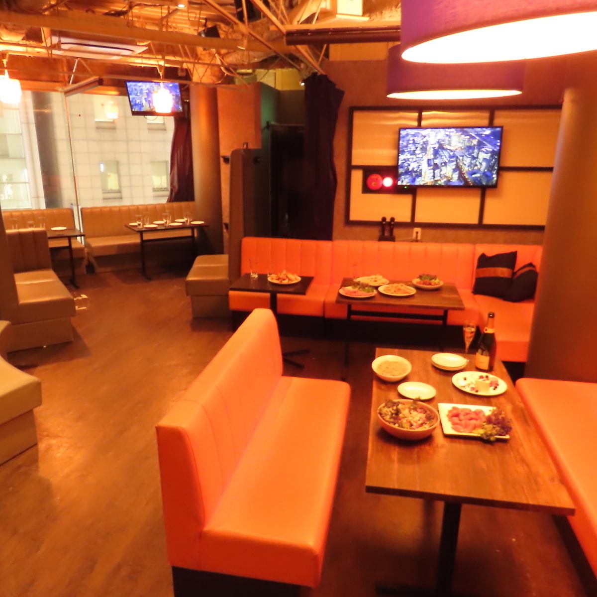 完全貸切専門店★大型テレビ、音響設備等充実！飲み放題あります