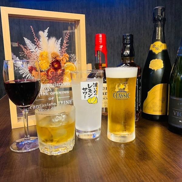 翌5時まで営業していますので、三次会などにもぜひご利用ください◎